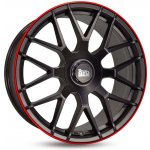 MAM GT.1 8x18 5x100 ET45 matt black lip red | Zboží Auto