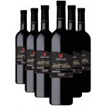 Khareba Pirosmani červené polosuché víno 12% 6 x 0,75 l (holá láhev) – Hledejceny.cz