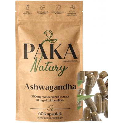 Paka Natury ashwagandha 60 kapslí – Hledejceny.cz