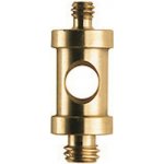 Manfrotto 118 Adaptér se závity 1/4" a 3/8" a příčným otvorem, délka 40 mm – Zboží Mobilmania
