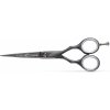 Kadeřnické nůžky Kiepe Professional Luxury Premium 2450 5,5´ Black profi nůžky na vlasy 14,5 cm černé