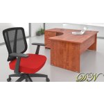 NABYTEK-DESIGNOVY.CZ - ZE 1.8 03 Sestava kancelářského nábytku Komfort 1.8 calvados – Zboží Dáma