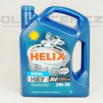 Shell Helix HX7 Diesel AV 5W-30 5 l – Hledejceny.cz