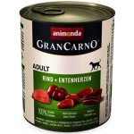 Animonda GranCarno Adult Original kachna a hovězí srdce 0,8 kg – Hledejceny.cz