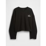 GAP Oversize mikina VintageSoft Americana černá – Zboží Dáma