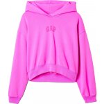 GAP Oversize crop mikina s logem Růžová – Zboží Dáma