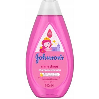 JOHNSON'S Shiny Drops Šampon pro děti s arganovým olejem 500 ml – Zboží Dáma