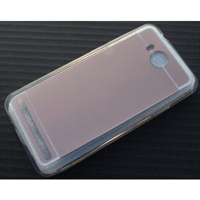 Pouzdro MIRROR CASE Huawei Y3 II rose- / růžovo-zlaté zlaté – Sleviste.cz