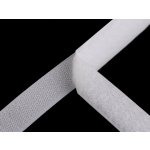 Suchý zip háček + plyš šíře 20 mm, střední, 1 bílá – Hledejceny.cz