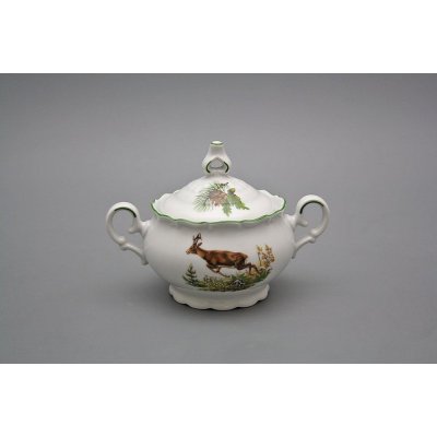 Bohemia Porcelán 1987 Cukřenka 0,24l Ofélie Vysoká zvěř ZL – Zboží Dáma