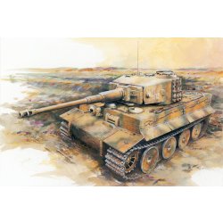 DRAGON Model Kit tank 7251 Sd.Kfz.181 Ausf.E TIGER I MID PRODUCTION w/ZIMMERIT 1:72