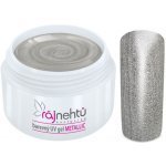 Ráj nehtů Barevný UV gel Metallic Silver 5 ml – Zbozi.Blesk.cz