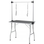 Greatstore Stůl na úpravu a koupání psů a koček nastavitelný s 2 smyčkami – Zbozi.Blesk.cz