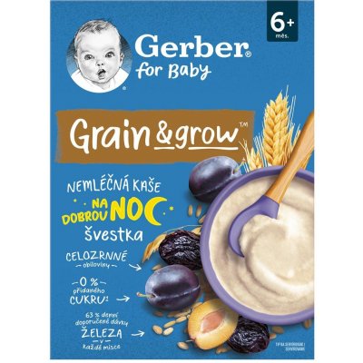 Gerber for Baby Nemléčná kaše na dobrou noc švestka 200 g – Zboží Dáma