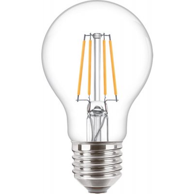 Philips LED žárovka E27 Classic Filament A60 4,3W 40W teplá bílá 2700K – Sleviste.cz