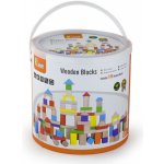 Viga dřevěná stavebnice 100 kostek – Zboží Mobilmania