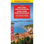 Croatia, Bosnia, Herzegovina Marco Polo Map – Zboží Dáma