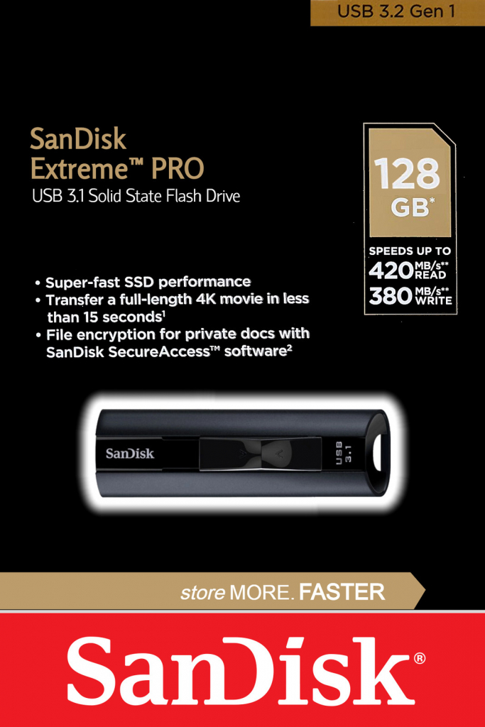 SanDisk Extreme PRO 128GB SDCZ880-128G-G46