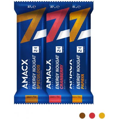 Amacx Energy Nougat Bar energetická tyčinka 37 g – Hledejceny.cz