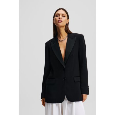 Karl Lagerfeld TAILORED JACKET BLACK – Zboží Dáma