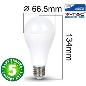 SAMSUNG Prémiová LED žárovka E27 čipy 17W 1521lm studená bílá