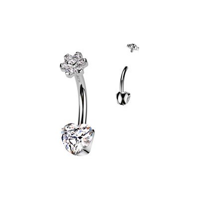 Šperky4U piercing do pupíku titan TIT1427 – Zboží Dáma