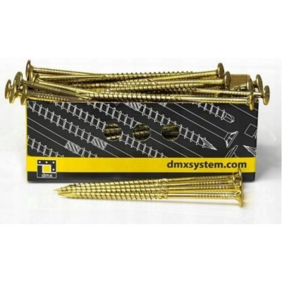 TESAŘSKÉ VRUTY DO DŘEVA S TALÍŘOVOU HLAVOU TORX TX40 8x180MM 50 KS – Hledejceny.cz