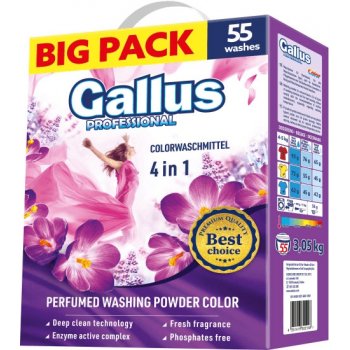 Gallus Profesional Color prací prášek 3,05 kg 55 PD