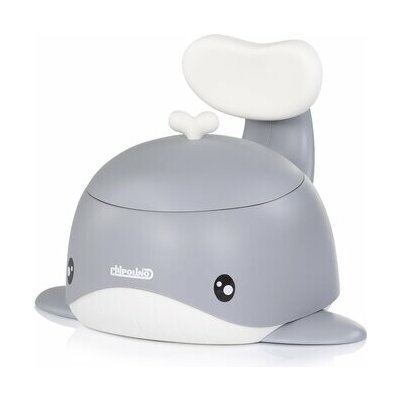 Chipolino nočník s opěrkou Whale Grey – Hledejceny.cz