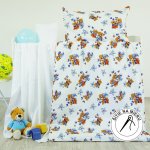 Emi povlečení Medvídek bílé 130x90 cm 65x45 cm – Zboží Dáma