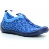 Dětské bačkory a domácí obuv Affenzahn dětské barefoot boty Homie Paw Knit Bear blue