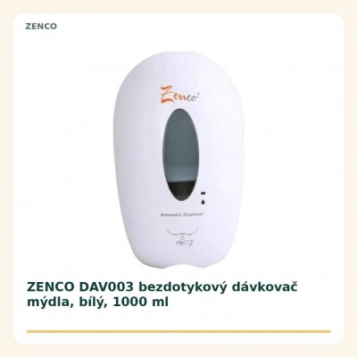 Zenco DAV003 bílý 1000 ml – Zboží Dáma