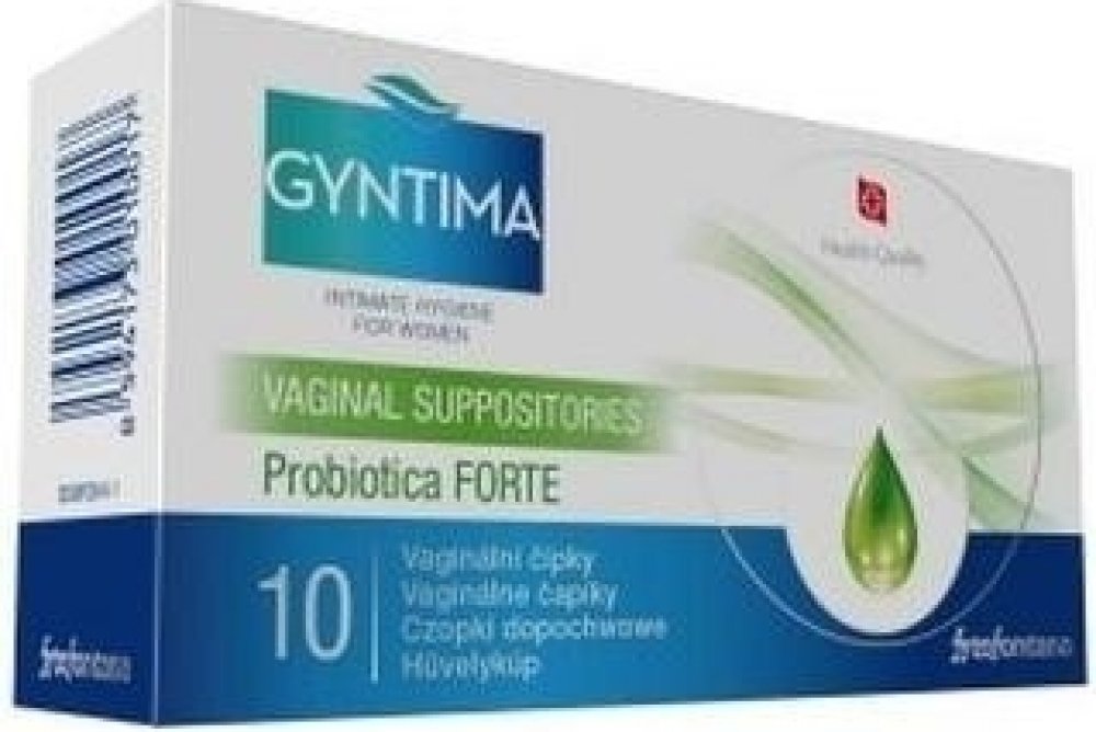 Gyntima Probiotica Forte Vaginální čípky 10 Ks Srovnanicencz 5117