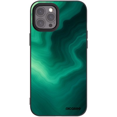 Picasee silikonový černý obal pro Apple iPhone 12 Pro Max - Malachite – Zboží Mobilmania