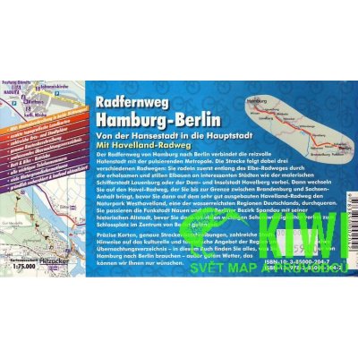 Bikeline Radtourenbuch Radfernweg Hamburg-Berlin