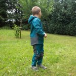 Esito Dětská softshellová bunda DUO petrolejová – Zboží Mobilmania