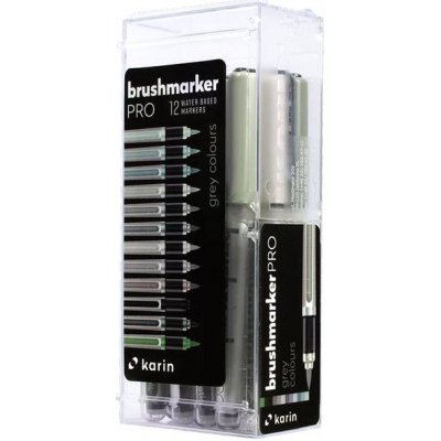 Karin BrushMarker pro 12 ks Grey Colors – Zbozi.Blesk.cz