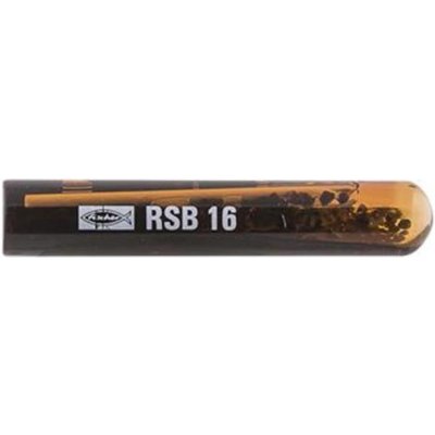 Fischer 518825 - Chemická malta, skleněná patrona RSB 16 pro vysoká zatížení – Sleviste.cz