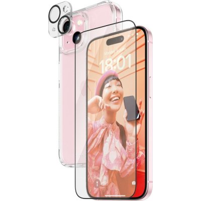 PanzerGlass Bundle 3v1 Apple iPhone 15 PG sklo + HardCase D30 + Camera Protector B1172+2809 – Zboží Živě
