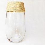 Váza sklo provaz 23x8cm – Hledejceny.cz