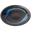 Talíř MIJ Talíř na tapas BLUE BLUR 17 cm modrá keramika