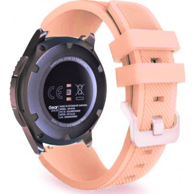 BStrap Silicone Sport řemínek na Samsung Gear S3, sand pink SSG006C19 – Hledejceny.cz