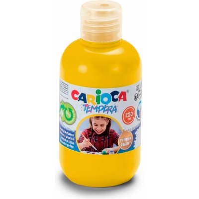 Carioca temperové barvy 250 ml žlutá – Sleviste.cz