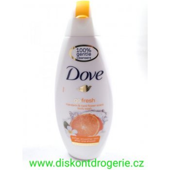 Dove Go Fresh sprchový gel s vůní mandarinky a květu tiaré 250 ml