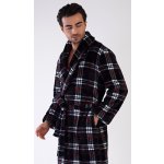 Gazzaz pánský župan se šálovým límcem Ondřej tmavě modrá – Zboží Dáma