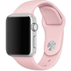 DEVIA řemínek pro Apple Watch Ultra 49mm / 45mm / 44mm / 42mm - silikonový - pískově růžový; 324932