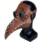 Steampunk postapo maska morový doktor hnědá – Hledejceny.cz