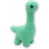 Plyšák Vali Crochet Háčkovaný Brontosaurus Barva Šedá