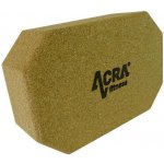 Acra Cork wood yoga block 22,2 x 14,5 x 7,5 cm – Zboží Dáma