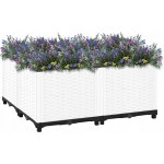 VidaXL Vyvýšený záhon 80 x 80 x 38 cm polypropylen – Hledejceny.cz